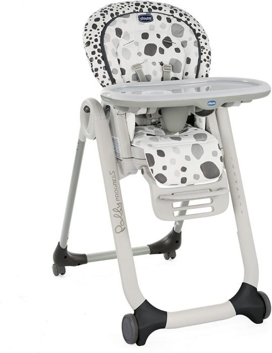 Chicco Meegroei Kinderstoel Polly Proges5 Anthracite| Baby Tiener