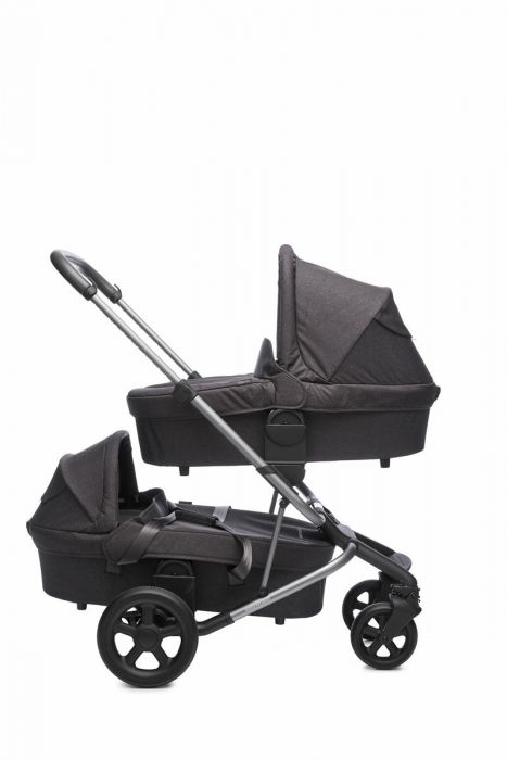 Easywalker Tweeling Kinderwagen Harvey Coal Black | Baby \u0026 Tiener Megastore