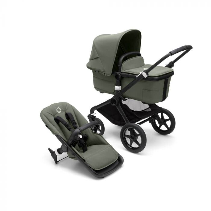 Bugaboo Kinderwagen 2 in 1 Fox 3 Compleet Black Forest Green | Baby \u0026  Tiener Megastore