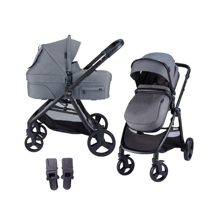 brug spiraal Iedereen X Adventure Kinderwagen 2in1 X-GO Grey