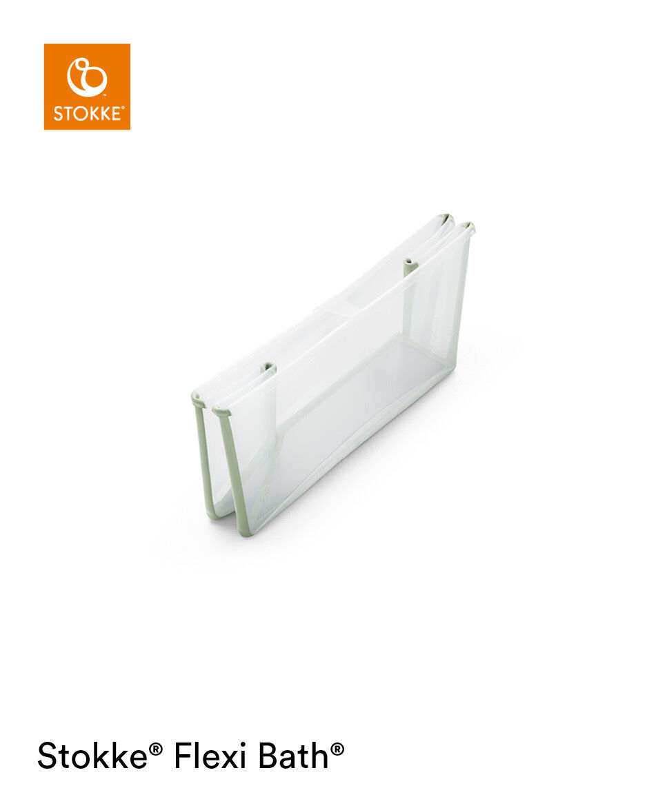 Stokke Flexi Bath Transparent Green Stokke Flexi Bath Newborn Support
