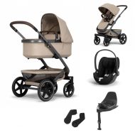 Joolz Geo3 Kinderwagen 3 In 1 Timeless Taupe Met Cybex Autostoel Cloud T + Isofix Base + Autostoel Adapters 