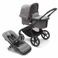 Bugaboo Kinderwagen 2 In 1 Fox 5 Compleet Black Grey Melange