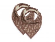 Jollein Bandana Slabbetjes 2 Stuks Meadow Chestnut