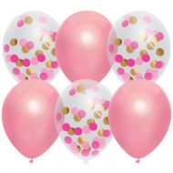 Ballonnen Mix Princess Pink 30 cm 6 Stuks 