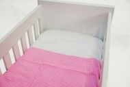 Babywellness Dekbedovertrek Roze 100 x 135 cm