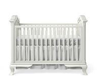 Born Lucky Baby Bed Romance Solid White