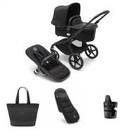 Bugaboo Kinderwagen 2 In 1 Fox 5 Compleet Black Midnight Black + Accessoires