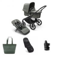 Bugaboo Kinderwagen 2 In 1 Fox 5 Compleet Black Forest Green + Accessoires