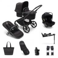 Bugaboo Kinderwagen 3 In 1 Fox 5 Compleet Black Midnight Black + Accessoires