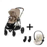 Cybex Kinderwagen Gazelle S Taupe Almond Beige Met Cybex Autostoel Cloud G