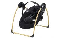 X Adventure Baby Swing Velvet Black & Gold