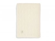 Jollein Ledikantdeken Spring Knit Ivory Coral Fleece 100 x 150 cm 