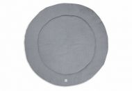 Jollein Boxkleed Rond Basic Knit Stone Grey ⌀ 95 cm