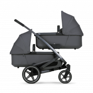 Joolz Geo3 Tweeling Kinderwagen Pure Grey