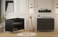 Cabino Babykamer Marble 2 delig Zwart