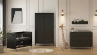 Born Lucky Babykamer Marble 3 Delig Zwart