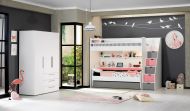 Neo Kinderkamer Met Stapelbed Pink