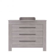 Bebies First Commode Nevada Grijs Zwart