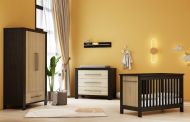 Cabino Babykamer Zwart Oxford 3 Delig 