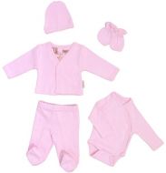 Petit Villain Newborn Giftset 5 delig Roze