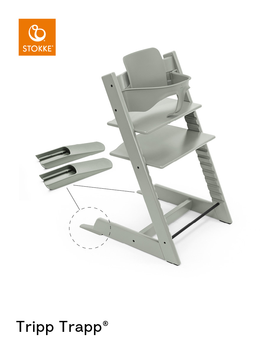 Extended Gliders 150403 Stokke® Tripp Trapp® Black | Van Asten Babysuperstore