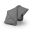 Bugaboo Dragonfly Plus zonnekap grey Melange
