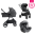 Joie Signature 3 in 1 Kinderwagen Finiti Ebony
