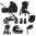 Cybex Kinderwagen 3 in 1 Balios S Lux Set XL Moon Black | Black