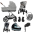 Cybex Kinderwagen 3 in 1 Balios S Lux Set XL Stone Grey | Mid Grey