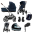 Cybex Kinderwagen 3 in 1 Balios S Lux Set XL Ocean Blue | Navy Blue