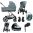 Cybex Kinderwagen 3 in 1 Balios S Lux Set XL Stormy Blue | Light Blue