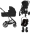 Cybex Kinderwagen 3 in 1 Balios S Lux Set S Moon Black | Black