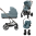 Cybex Kinderwagen 3 in 1 Balios S Lux Set S Stormy Blue | Light Blue