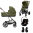 Cybex Kinderwagen 3 in 1 Balios S Lux Set S Moss Green | Khaki