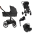 Joie Kinderwagen Chrome2 Trio 4 in 1 Raven