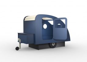 Mathy By Bols Caravanbed Atlantisch Blauw 90 x 190 cm 