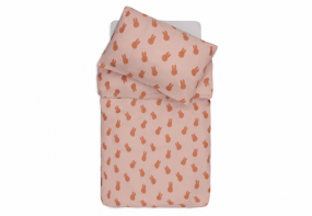 Jollein Dekbedovertrek Met Sloop 100x140cm Miffy Shadow Wild Rose