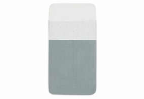 Jollein Wieglaken Twinkling Sea Green 75 x 100 cm