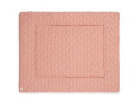 Jollein Boxkleed Spring Knit Rosewood Fleece 75 x 95 cm