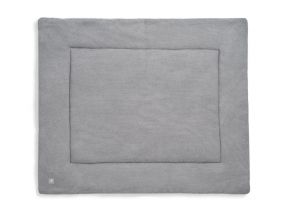 Jollein Boxkleed Basic Knit Stone Grey Fleece 80 x 100 cm