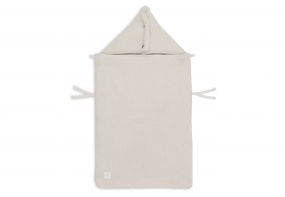Jollein Voetenzak Groep 0+ 3/5 punts Gordel Basic Knit Oatmeal