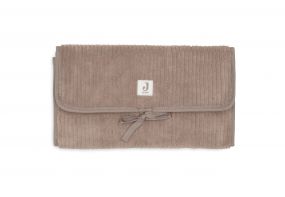 Jollein Verschoningsmat met Opbergvak Cloudy Rib Milky Coffee