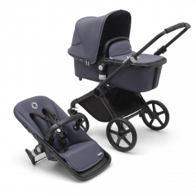 Bugaboo Kinderwagen 2 In 1 Fox Cub Compleet Black Stormy Blue 