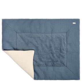 Koeka Boxkleed Wafel Amsterdam Bluestone/Natural 75x95