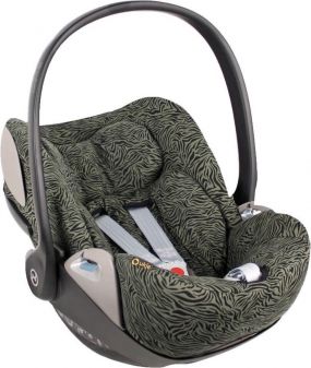 Ukje Autostoelhoes Cybex Cloud Z Groen Zebra