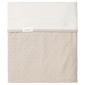 Koeka Ledikantdeken Cotton Fleece Napa Clay 100 x 150 cm