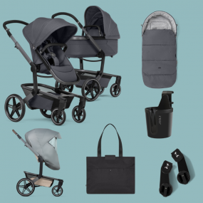 Joolz Kinderwagen Day5 Essential Newborn Bundel | Stone Grey