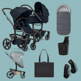 Joolz Kinderwagen Day5 Essential Newborn Bundel | Dark Navy Blue
