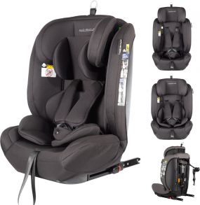XAdventure Autostoel Grow Fix Groep 1/2/3 I-Size Zwart